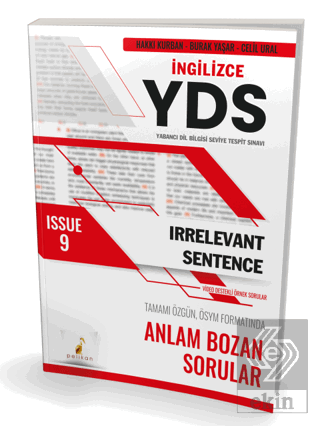 YDS İngilizce Irrelevant Sentence Issue 9