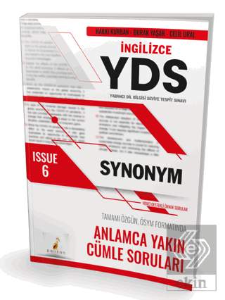 YDS İngilizce Synonym Issue 6