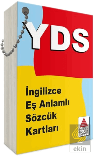 YDS Sınavları İçin İngilizce Eşanlamlı Sözcük Kart