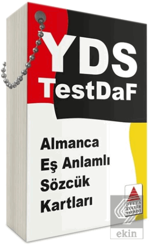 YDS TestDaf Almanca Eşanlamlı Sözcük Kartları