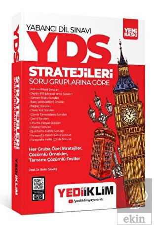 YDS - YÖKDİL Stratejileri Soru Gruplarına Göre Kon