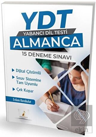 YDT Almanca 15 Deneme Çözümlü Pelikan Yayınları