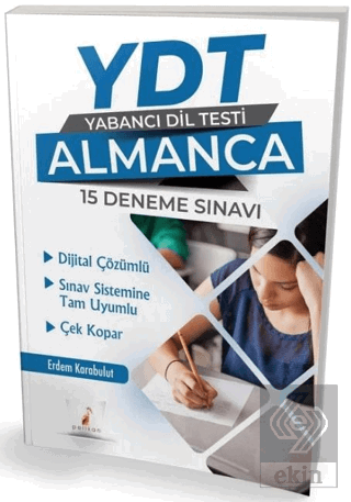 YDT Almanca 15 Deneme Çözümlü Pelikan Yayınları