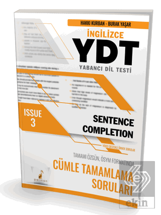 YDT İngilizce Sentence Completion Issue 3