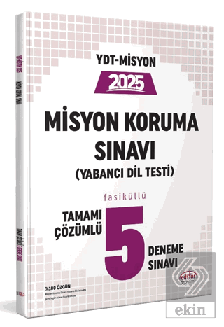 YDT Misyon Koruma Sınavı 5 Deneme Sınavı