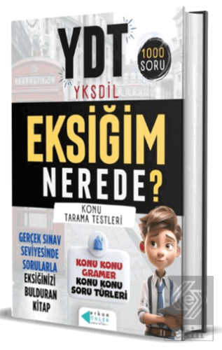 YDT - YKSDİL Eksiğim Nerede Soru Bankası