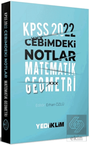 Yediiklim 2022 KPSS Cebimdeki Notlar Matematik Geo