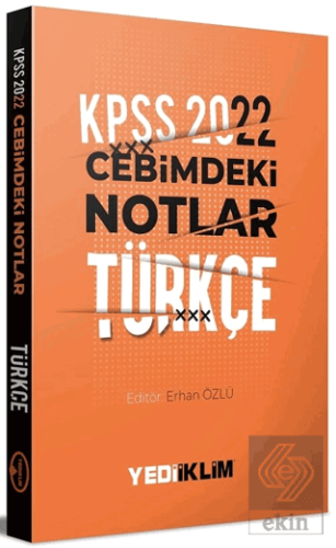 Yediiklim 2022 KPSS Cebimdeki Notlar Türkçe Kitapç