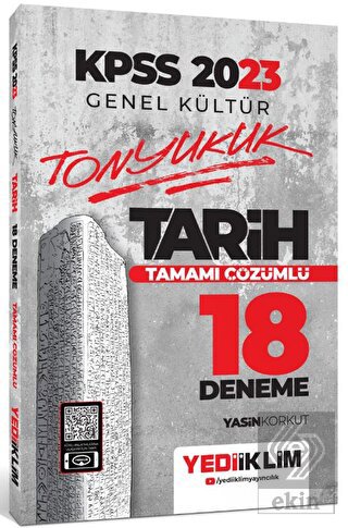 Yediiklim Yayınları 2023 KPSS Genel Kültür Tonyuku