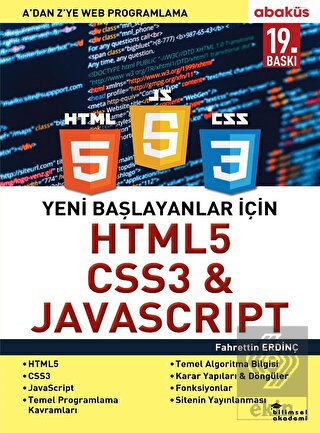 Yeni Başlayanlar İçin HTML5, CSS3 ve Javascript