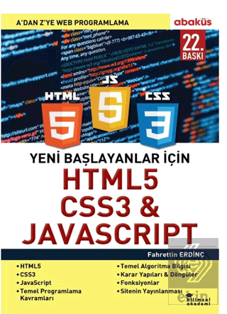 Yeni Başlayanlar İçin HTML5, CSS3 ve Javascript