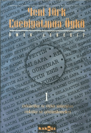 Yeni Türk Edebiyatında Öykü - 1