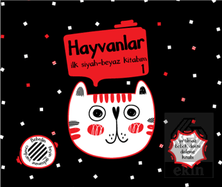 Yırtılmaz Kitap: Hayvanlar 1 İlk Siyah-Beyaz Kitab