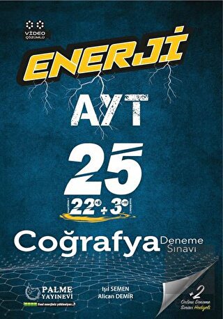 YKS AYT Enerji Coğrafya 22 X 3 Deneme Sınavı Video