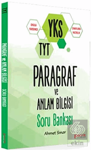 YKS - TYT Paragraf ve Anlam Bilgisi Soru Bankası