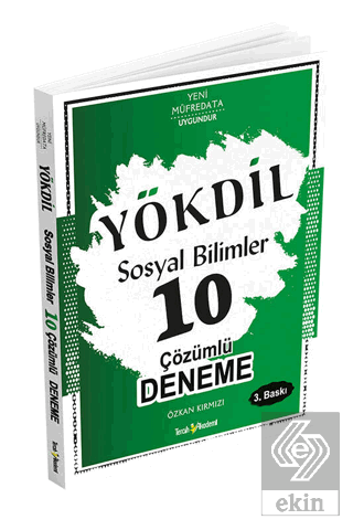 YÖKDİL Sosyal Bilimler Çözümlü 10 Deneme