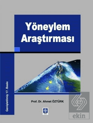 Yöneylem Araştırması Ahmet Öztürk