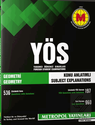 Yös Geometri Konu Anlatımlı-Örnek Çözümlü)