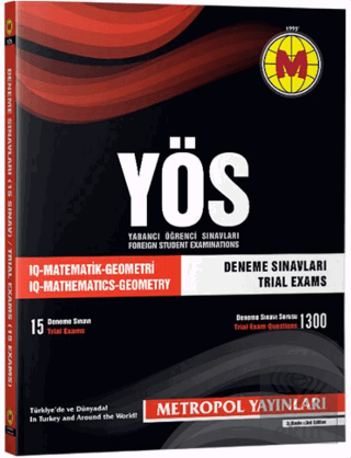 YÖS Matematik Geometri IQ 15 Deneme Sınavları