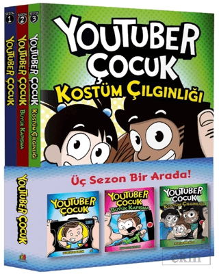 Youtuber Çocuk Set (3 Kitap)