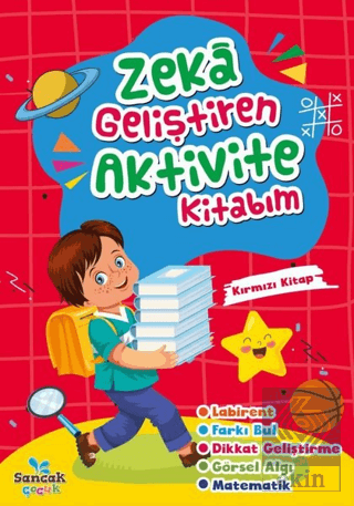 Zeka Geliştiren Aktivite Kitabım - Kırmızı Kitap