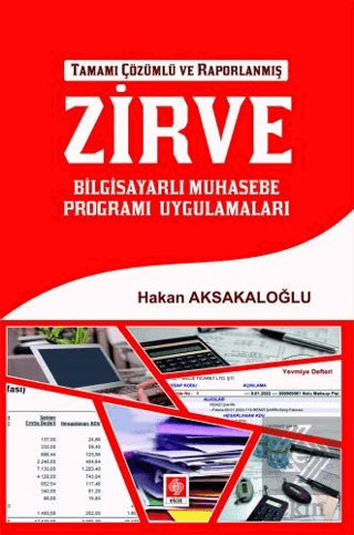 Zirve Bilgisayarlı Muhasebe Programı Uygulamaları Tamamı Çözümlü ve Ra