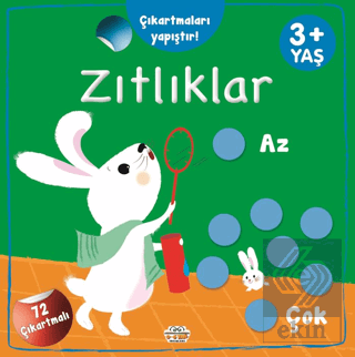 Zıtlıklar Az - Çok Çıkartmaları Yapıştır