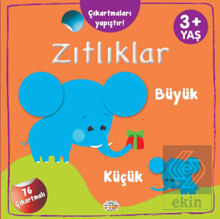 Zıtlıklar Büyük - Küçük Çıkartmaları Yapıştır